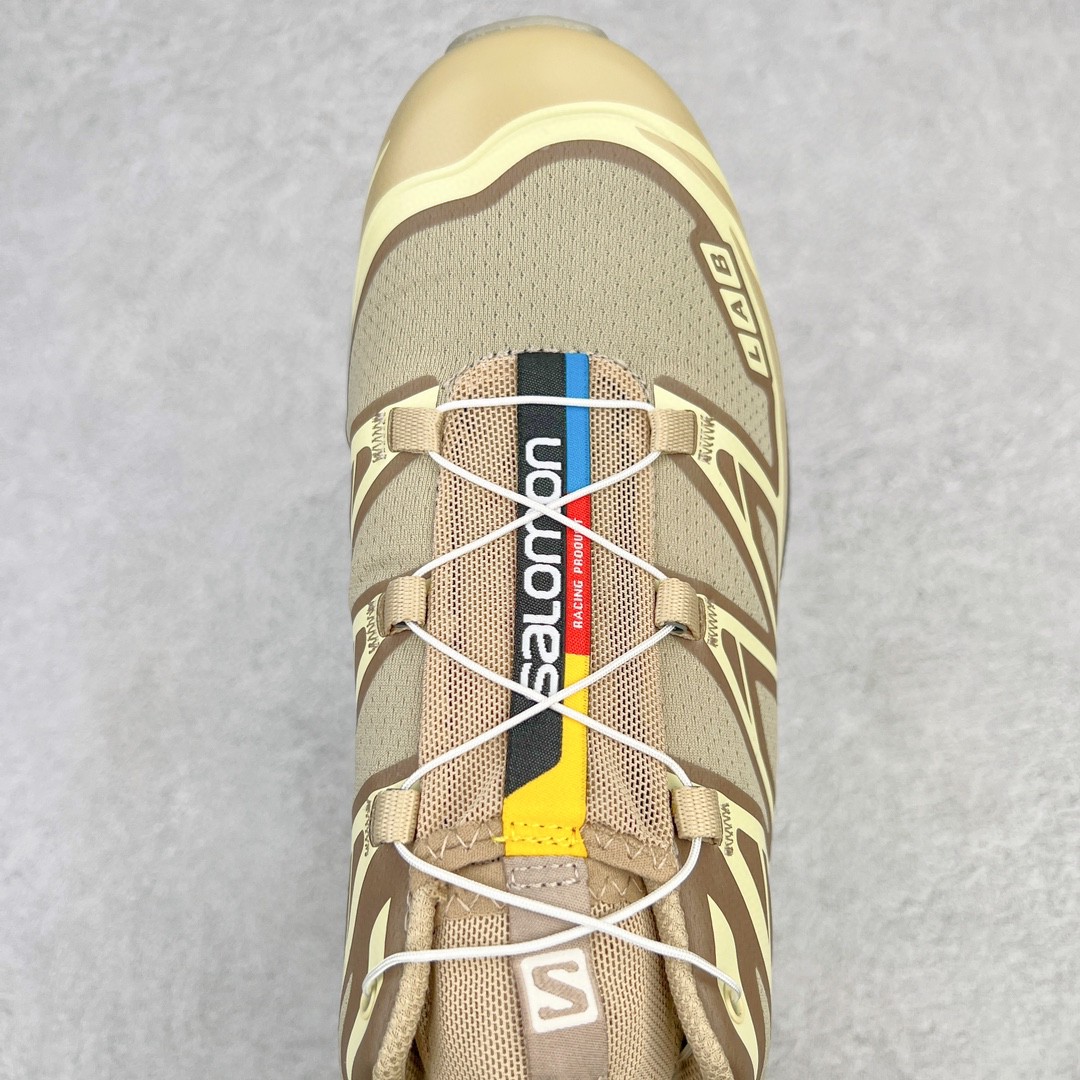 SALOMON XT-6 萨洛蒙 杏色 低筒 户外 跑步鞋 运动鞋 男鞋 女鞋 416410（版型偏小一码）