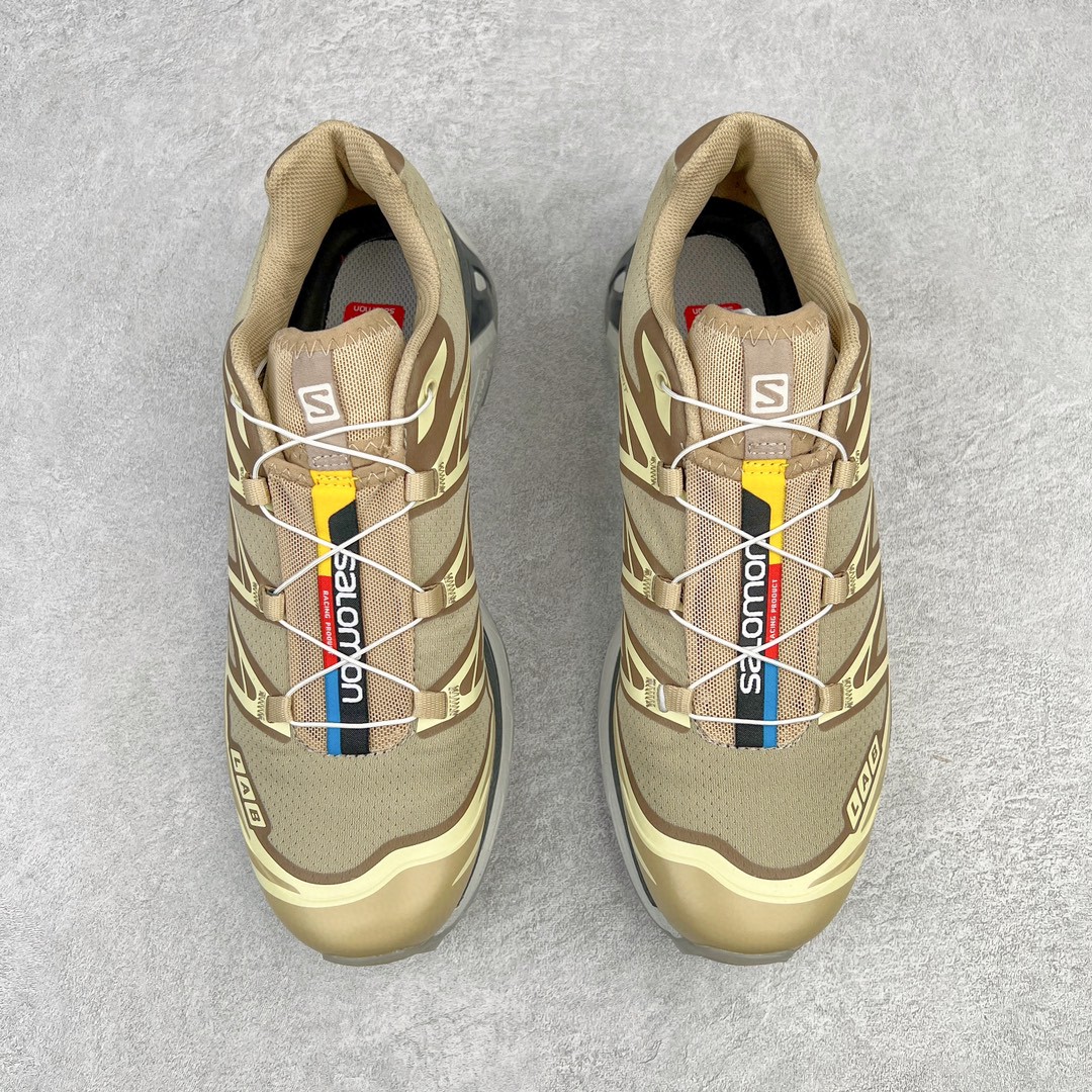 SALOMON XT-6 萨洛蒙 杏色 低筒 户外 跑步鞋 运动鞋 男鞋 女鞋 416410（版型偏小一码）