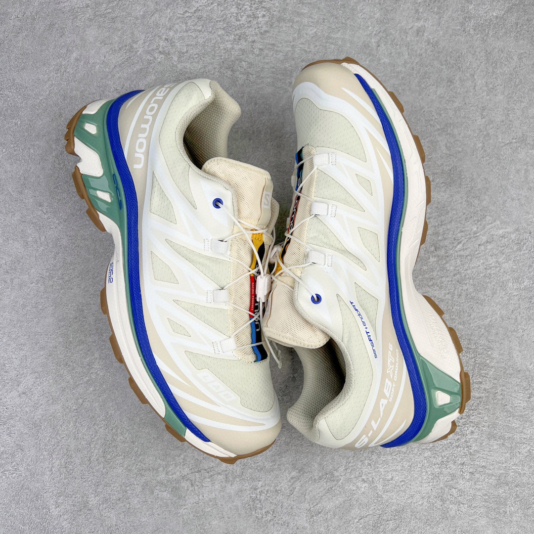 SALOMON XT-6 萨洛蒙 白绿紫 低筒 户外 跑步鞋 运动鞋 男鞋 女鞋 417098（版型偏小一码）