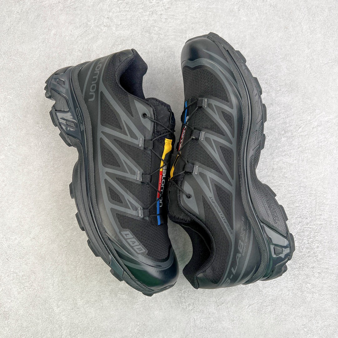 SALOMON XT-6 萨洛蒙 日食 黑色 低筒 户外 跑步鞋 运动鞋 男鞋 女鞋 410866（版型偏小一码）