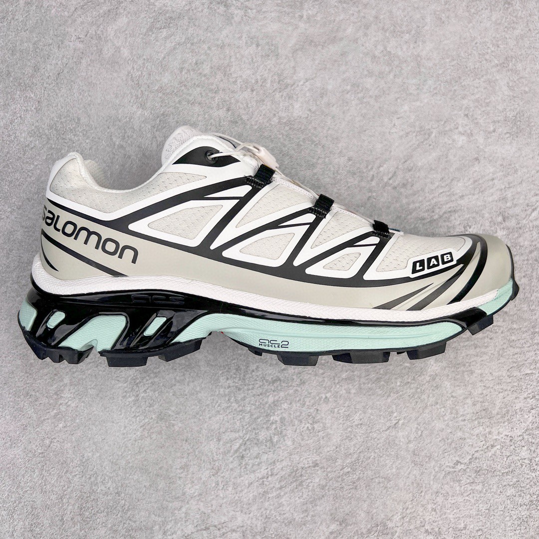 SALOMON XT-6 萨洛蒙 哈士奇 黑白蓝 低筒 户外 跑步鞋 运动鞋 男鞋 女鞋 413173（版型偏小一码）