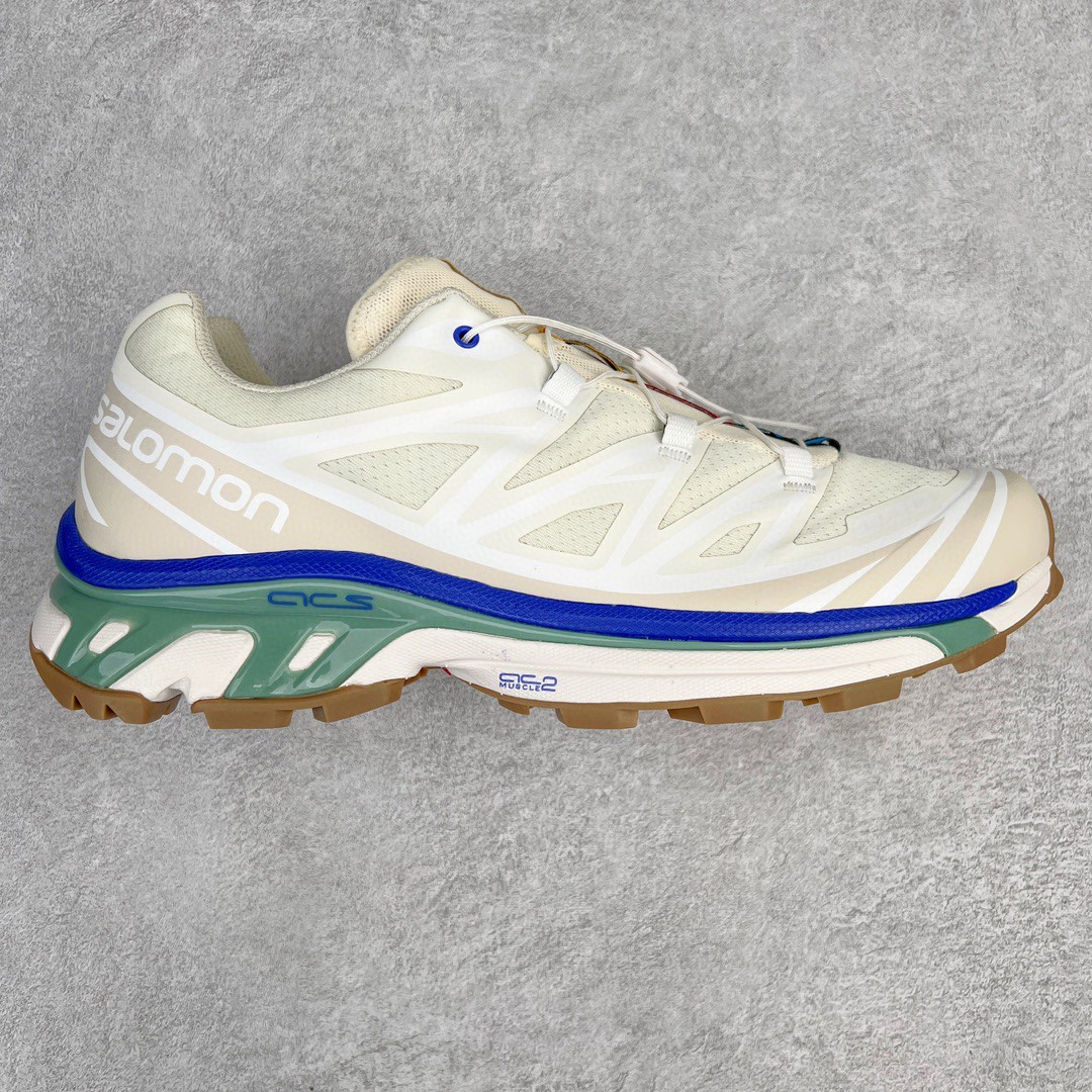 SALOMON XT-6 萨洛蒙 白绿紫 低筒 户外 跑步鞋 运动鞋 男鞋 女鞋 417098（版型偏小一码）