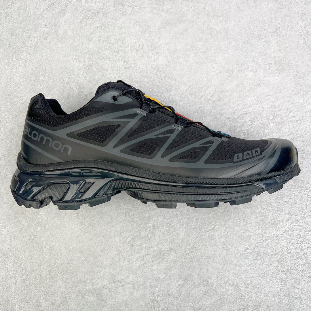 SALOMON XT-6 萨洛蒙 日食 黑色 低筒 户外 跑步鞋 运动鞋 男鞋 女鞋 410866（版型偏小一码）