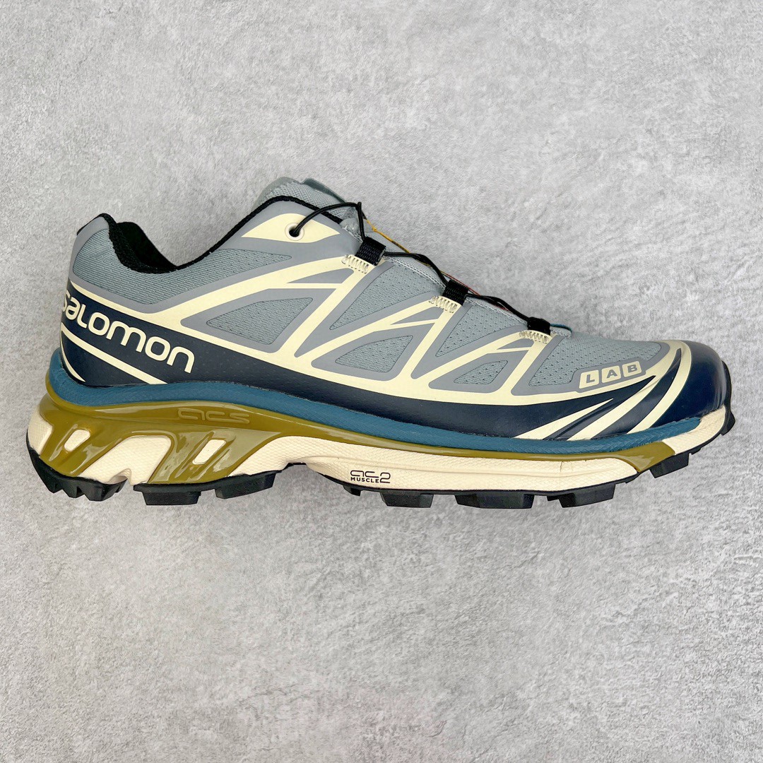 SALOMON XT-6 萨洛蒙 沙场灰 低筒 户外 跑步鞋 运动鞋 男鞋 女鞋 414551（版型偏小一码）