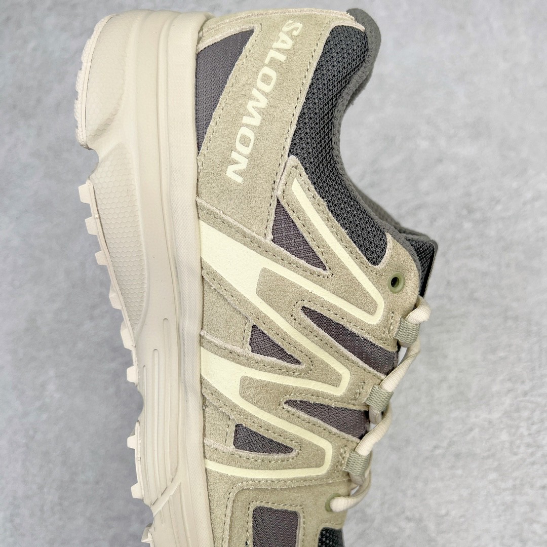 SALOMON X Mission 4 Suede 萨洛蒙 棕灰 低筒 户外 跑步鞋 运动鞋 男鞋 女鞋 471378（版型偏小一码）