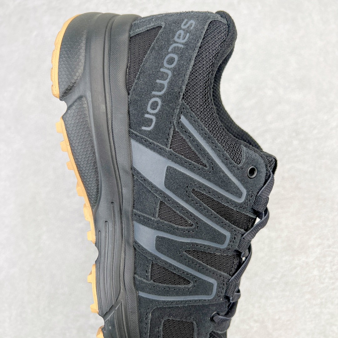 SALOMON X Mission 4 Suede 萨洛蒙 黑色 低筒 户外 跑步鞋 运动鞋 男鞋 女鞋 416071（版型偏小一码）