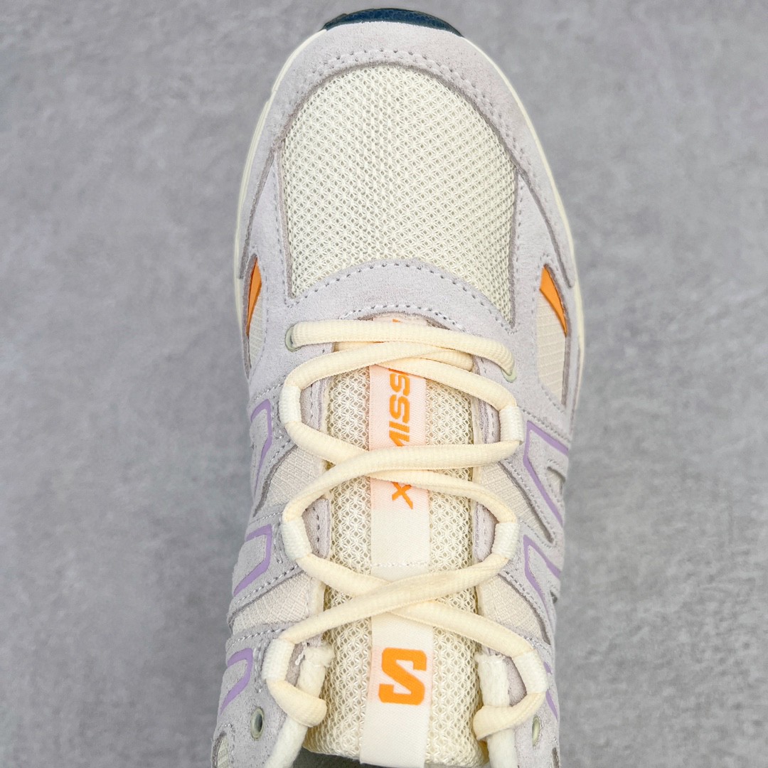 SALOMON X Mission 4 Suede 萨洛蒙 香草色 低筒 户外 跑步鞋 运动鞋 男鞋 女鞋 471384（版型偏小一码）