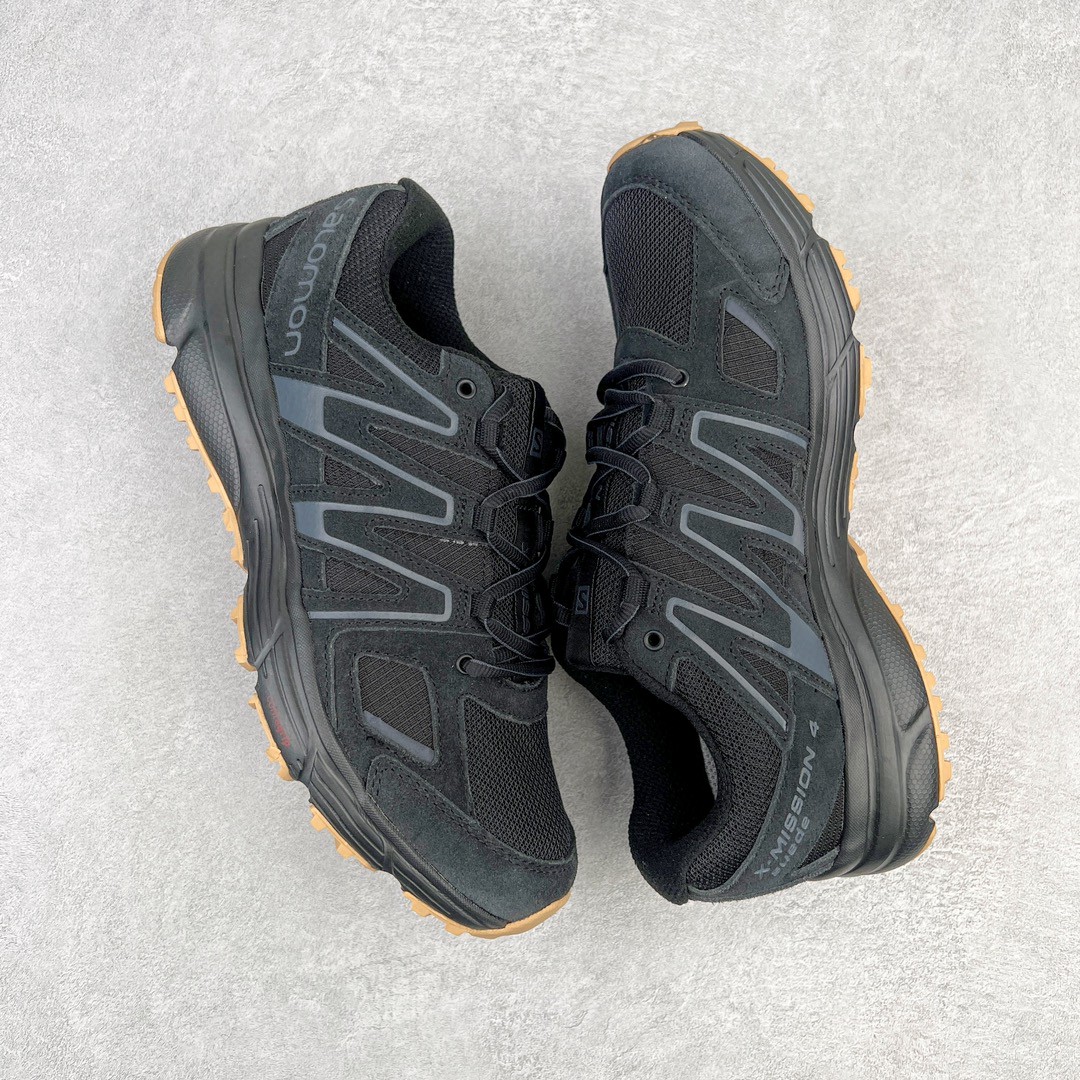 SALOMON X Mission 4 Suede 萨洛蒙 黑色 低筒 户外 跑步鞋 运动鞋 男鞋 女鞋 416071（版型偏小一码）