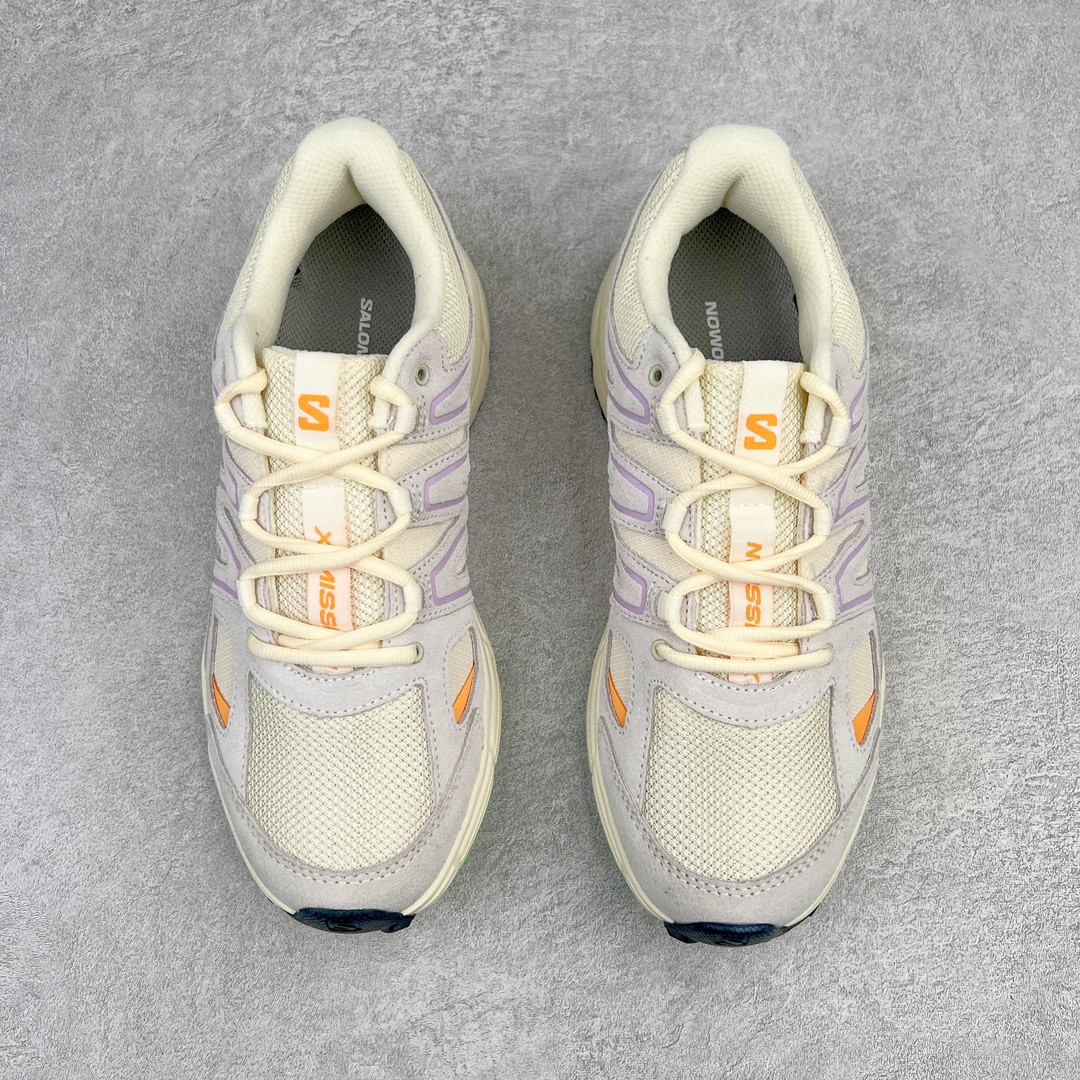 SALOMON X Mission 4 Suede 萨洛蒙 香草色 低筒 户外 跑步鞋 运动鞋 男鞋 女鞋 471384（版型偏小一码）