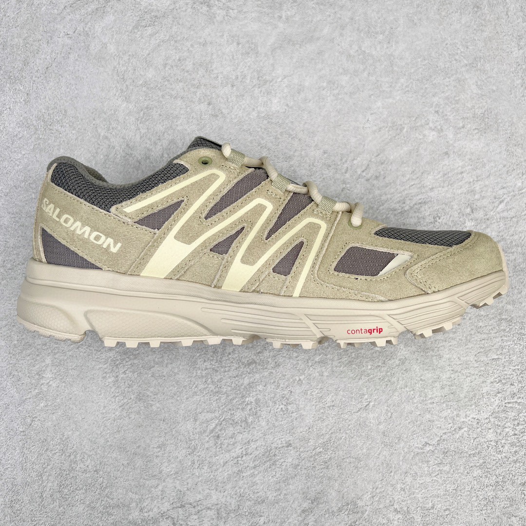 SALOMON X Mission 4 Suede 萨洛蒙 棕灰 低筒 户外 跑步鞋 运动鞋 男鞋 女鞋 471378（版型偏小一码）
