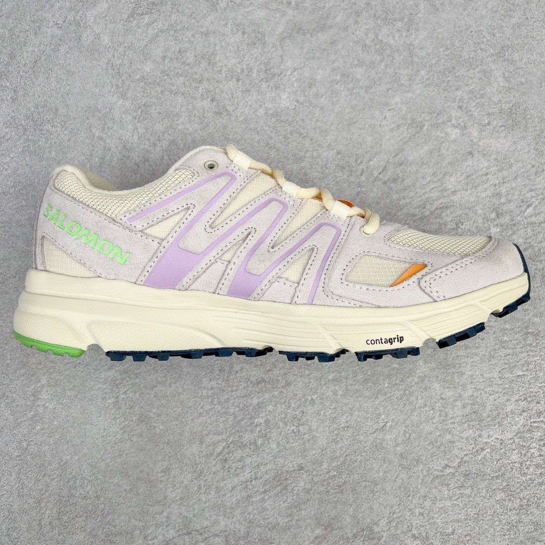 SALOMON X Mission 4 Suede 萨洛蒙 香草色 低筒 户外 跑步鞋 运动鞋 男鞋 女鞋 471384（版型偏小一码）