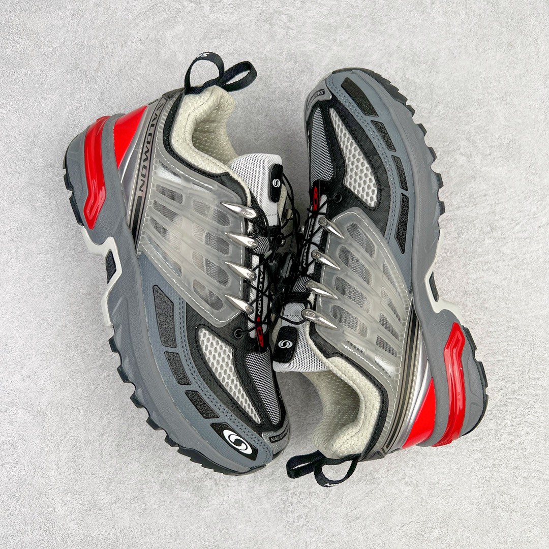 SALOMON  ACS Pro Advanced 萨洛蒙 银红 低筒 户外 跑步鞋 运动鞋 男鞋 女鞋 415537（版型偏小一码）