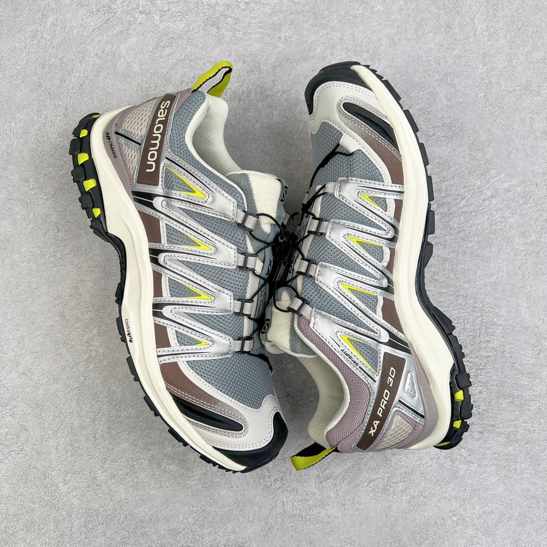 SALOMON XA PRO 3D 银色 低筒 户外 跑步鞋 运动鞋 男鞋 女鞋 412322（版型偏小一码）