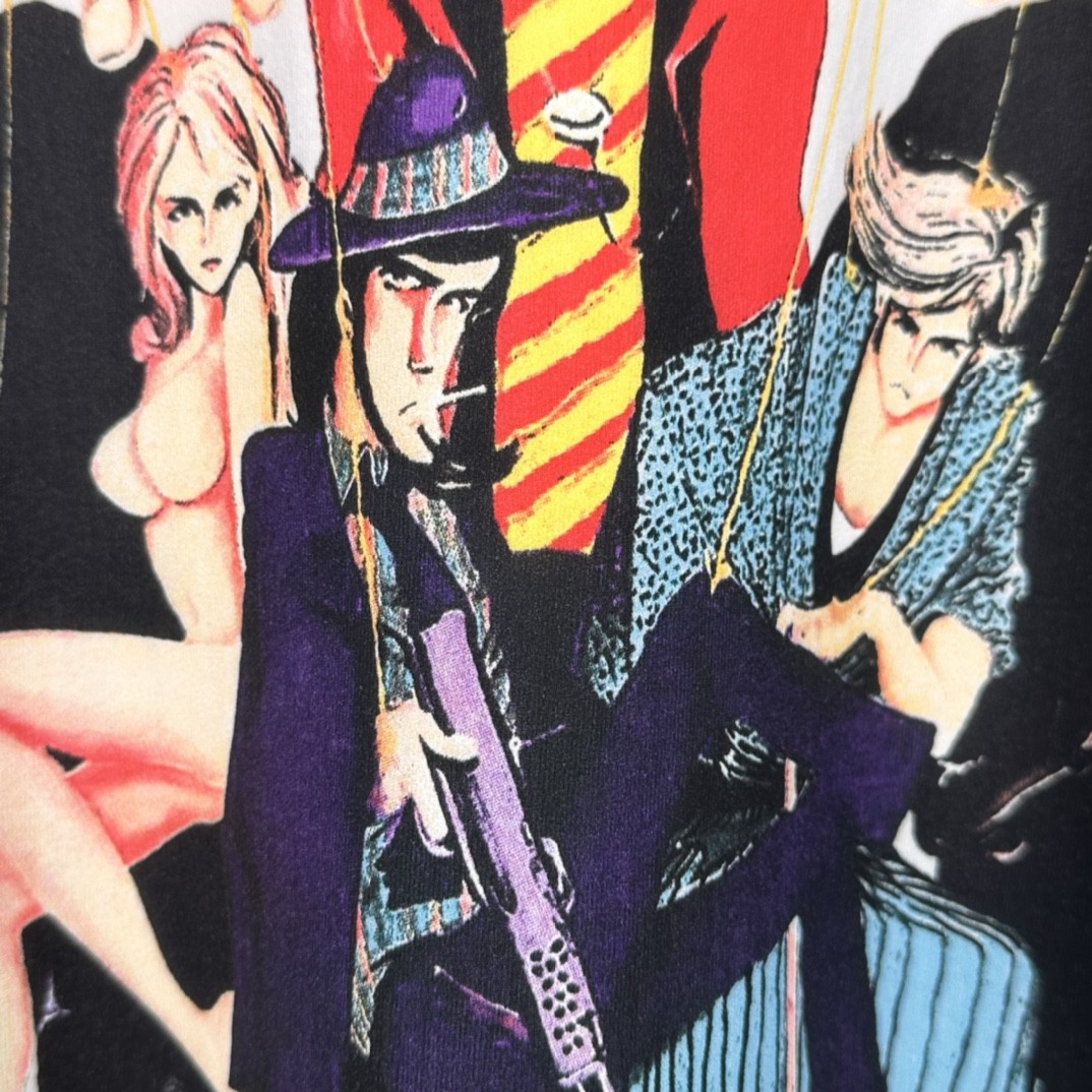 Supreme X UNDERCOVER Lupin Tee 漫画人物印花 Tee 白色 短袖 T 恤 圆领 夏款 男女同款  