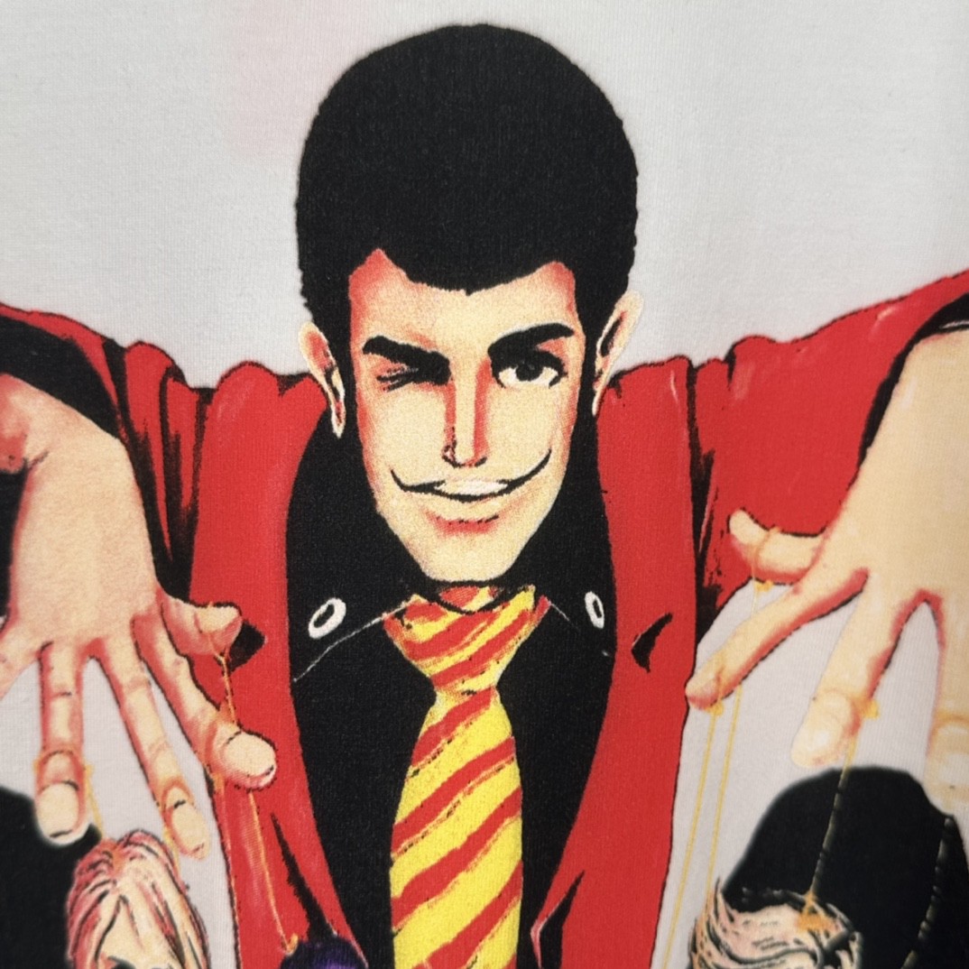 Supreme X UNDERCOVER Lupin Tee 漫画人物印花 Tee 白色 短袖 T 恤 圆领 夏款 男女同款  