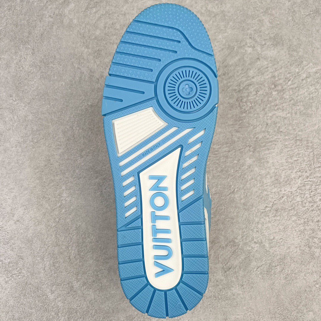 Louis Vuitton 路易威登 Trainer 浅蓝色 低筒 休闲鞋 板鞋 运动鞋 男鞋 女鞋 1AA6X0