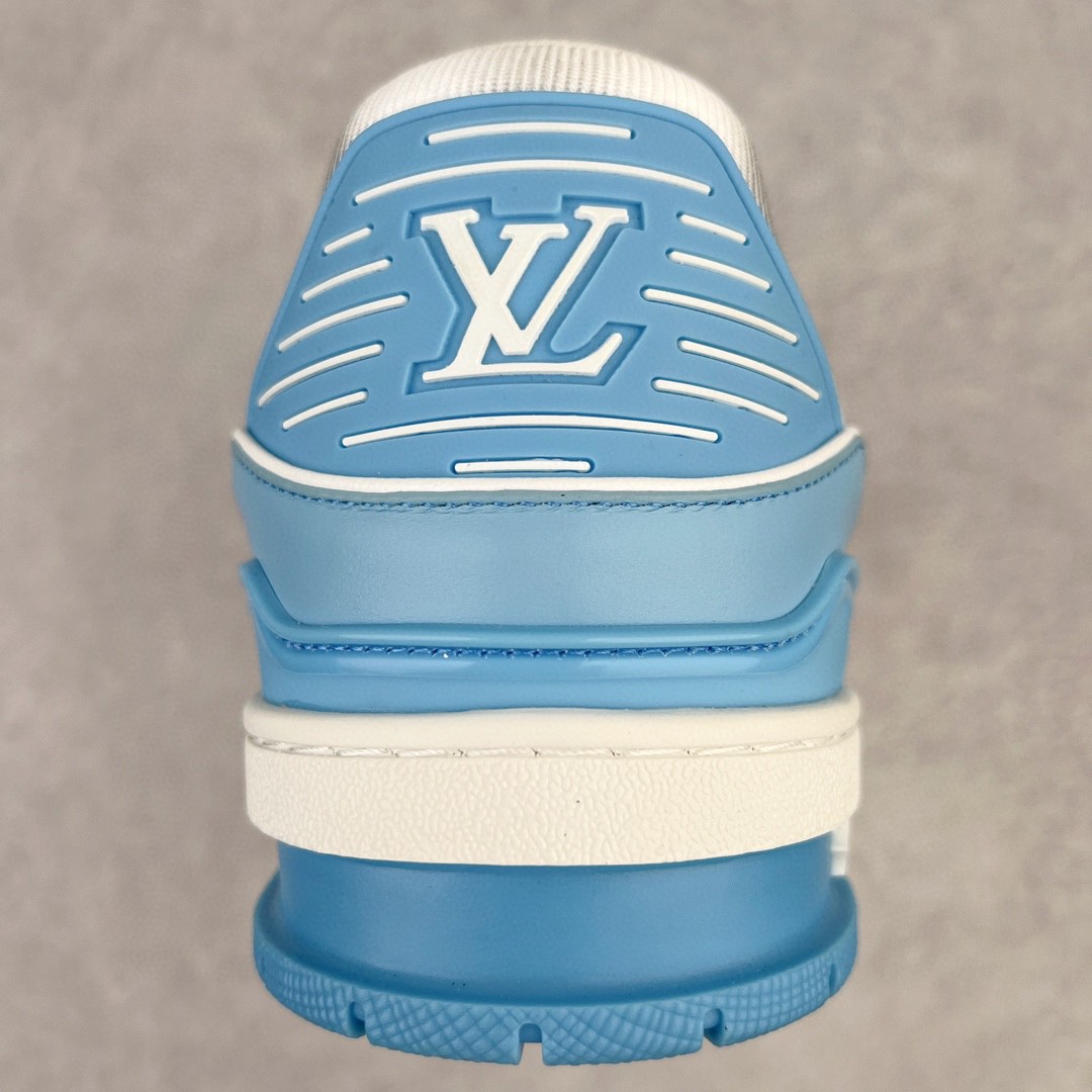 Louis Vuitton 路易威登 Trainer 浅蓝色 低筒 休闲鞋 板鞋 运动鞋 男鞋 女鞋 1AA6X0