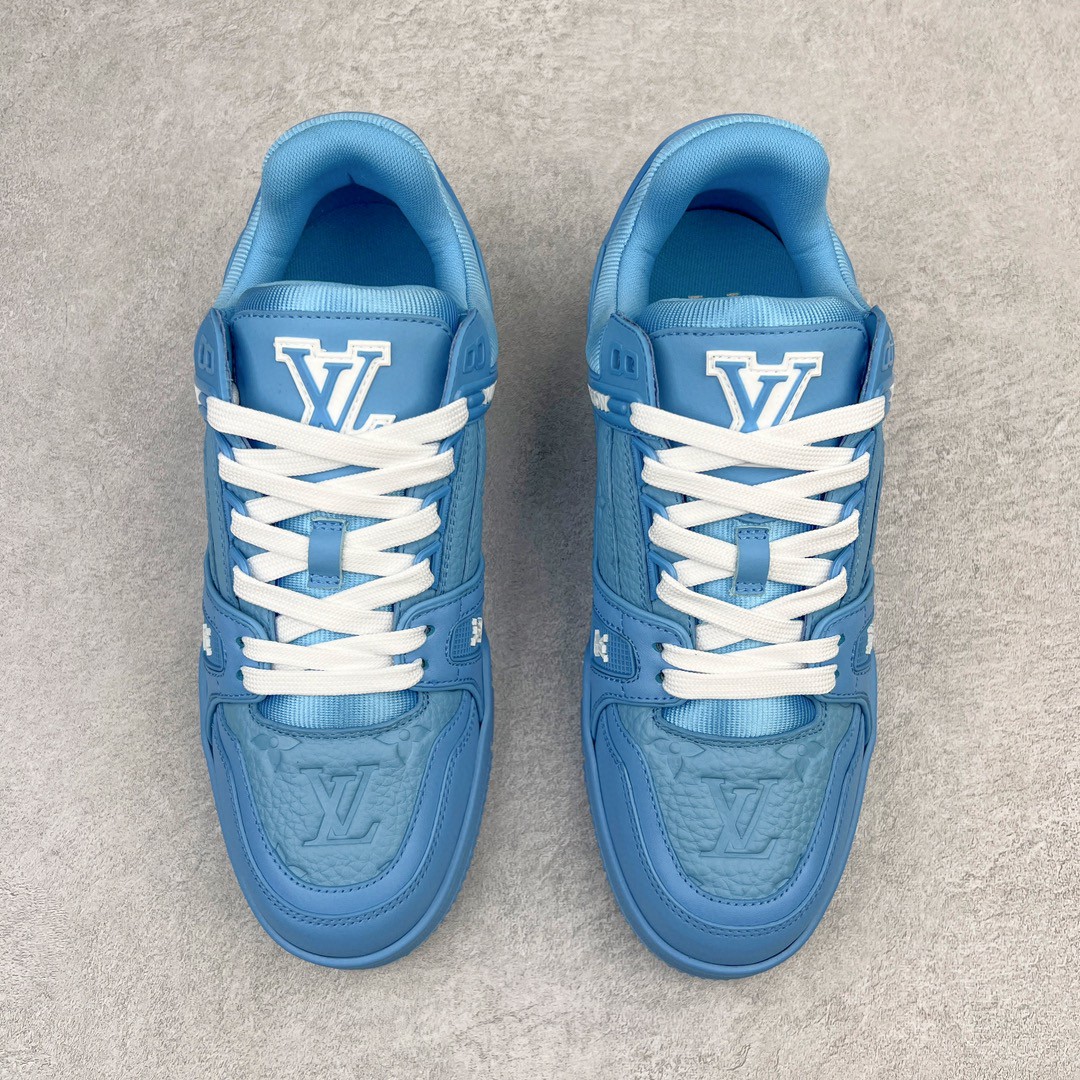 Louis Vuitton 路易威登 Trainer 蓝色 低筒 休闲鞋 板鞋 运动鞋 男鞋 女鞋 1AARFG