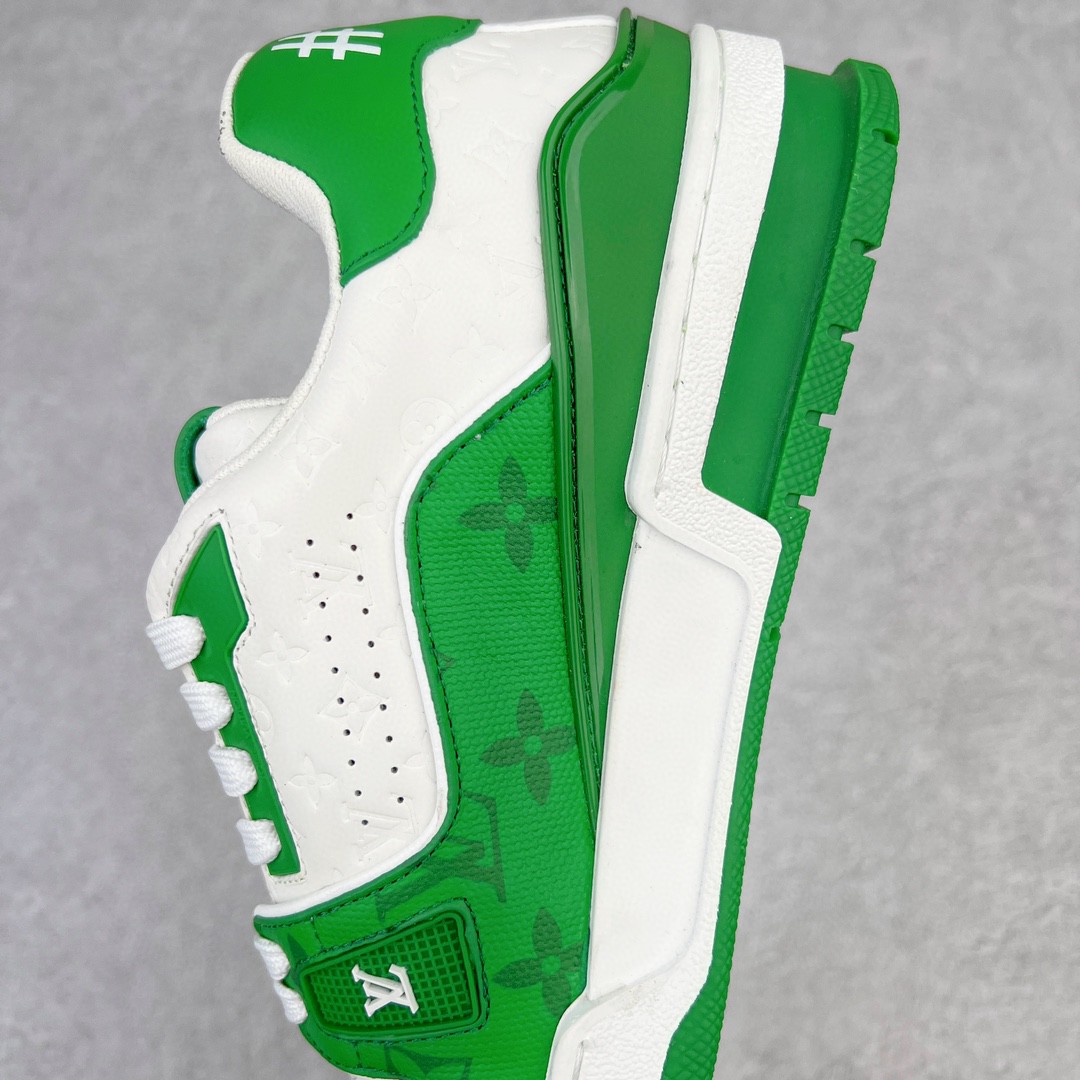 Louis Vuitton 路易威登 Trainer 白绿色 低筒 休闲鞋 板鞋 运动鞋 男鞋 女鞋 1AANFY