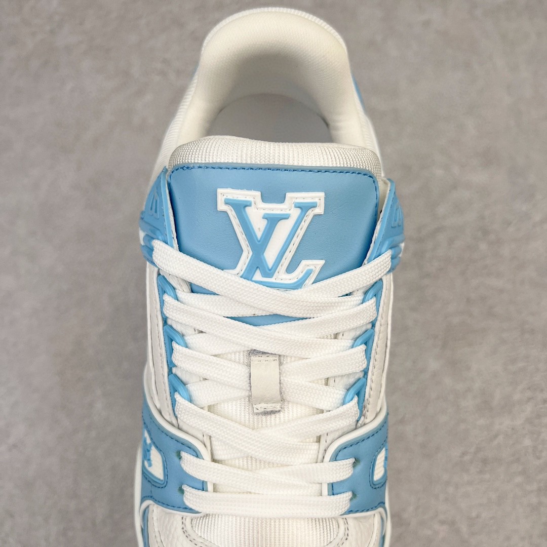 Louis Vuitton 路易威登 Trainer 浅蓝色 低筒 休闲鞋 板鞋 运动鞋 男鞋 女鞋 1AA6X0