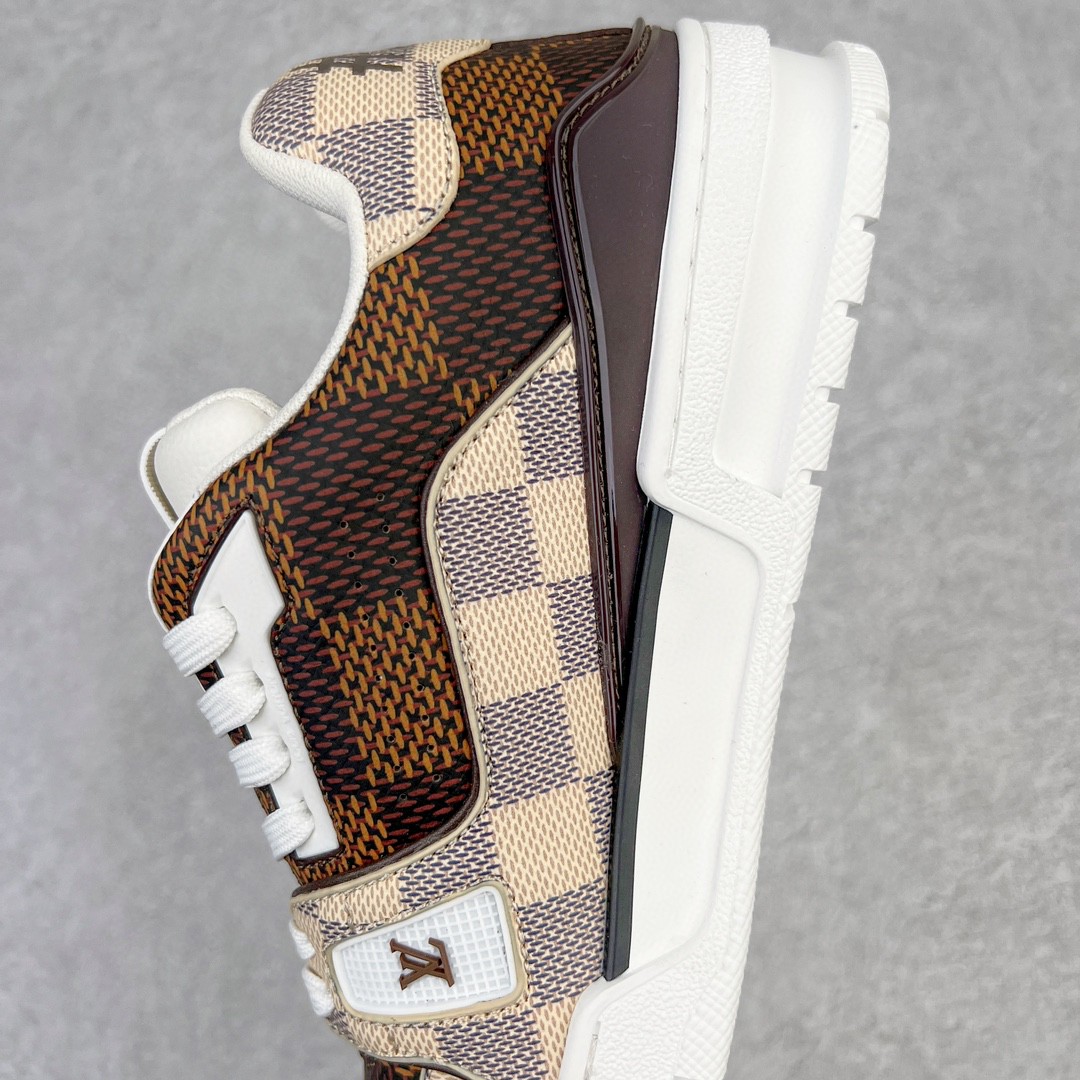 Louis Vuitton 路易威登 Trainer 棋盘格 棕色 低筒 休闲鞋 板鞋 运动鞋 男鞋 女鞋 1AAST3