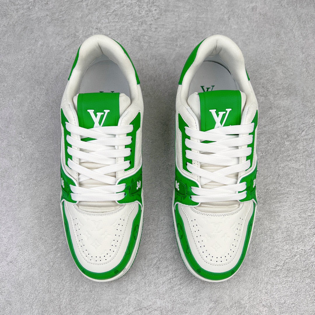 Louis Vuitton 路易威登 Trainer 白绿色 低筒 休闲鞋 板鞋 运动鞋 男鞋 女鞋 1AANFY