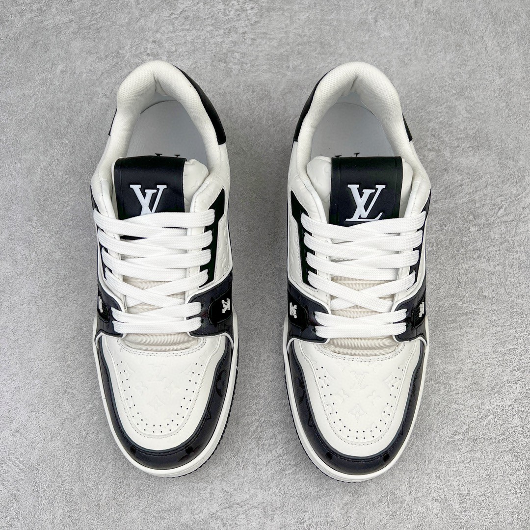 Louis Vuitton 路易威登 Trainer 黑白色 低筒 休闲鞋 板鞋 运动鞋 男鞋 女鞋 1AANED