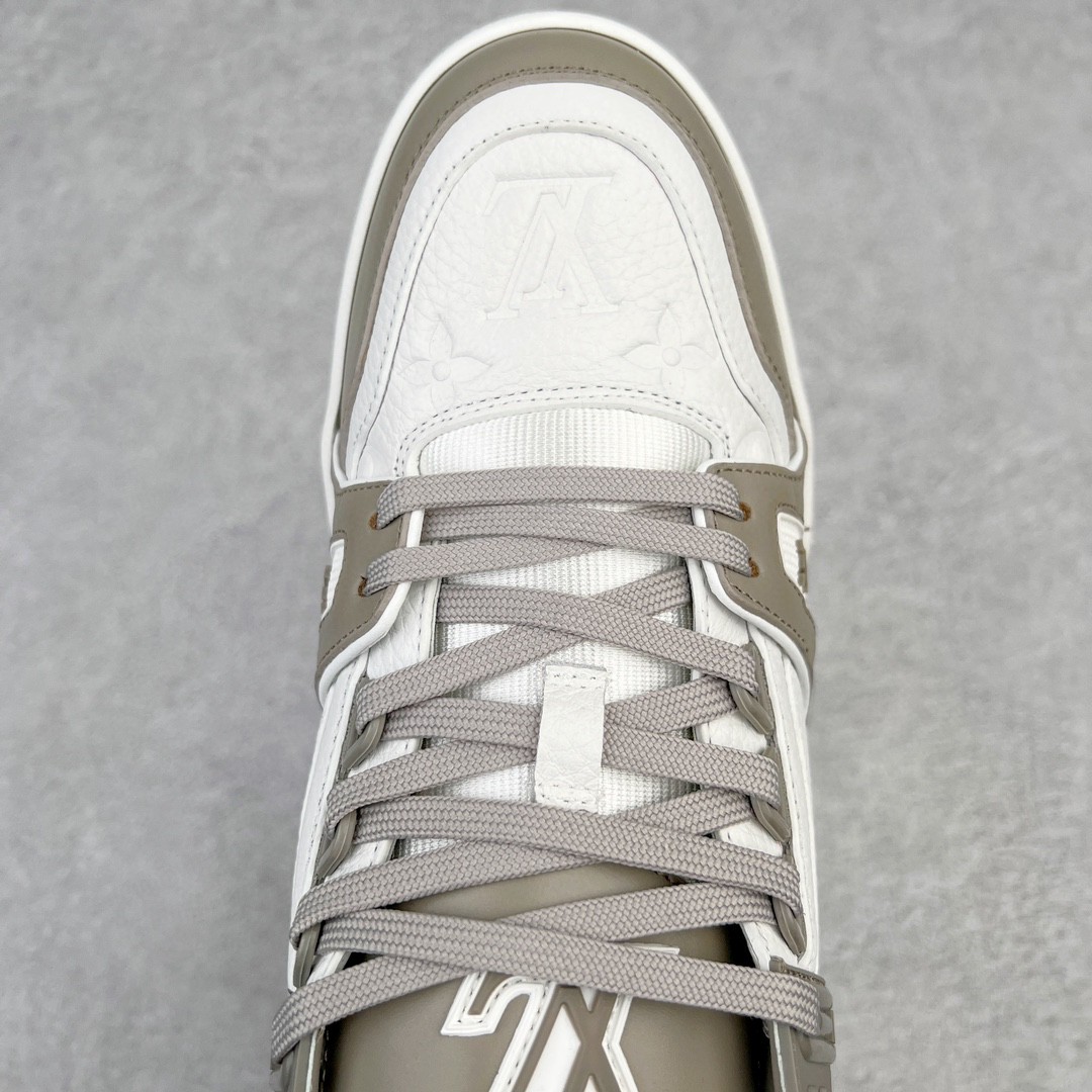 Louis Vuitton 路易威登 Trainer 灰白色 低筒 休闲鞋 板鞋 运动鞋 男鞋 女鞋 1A8KB8