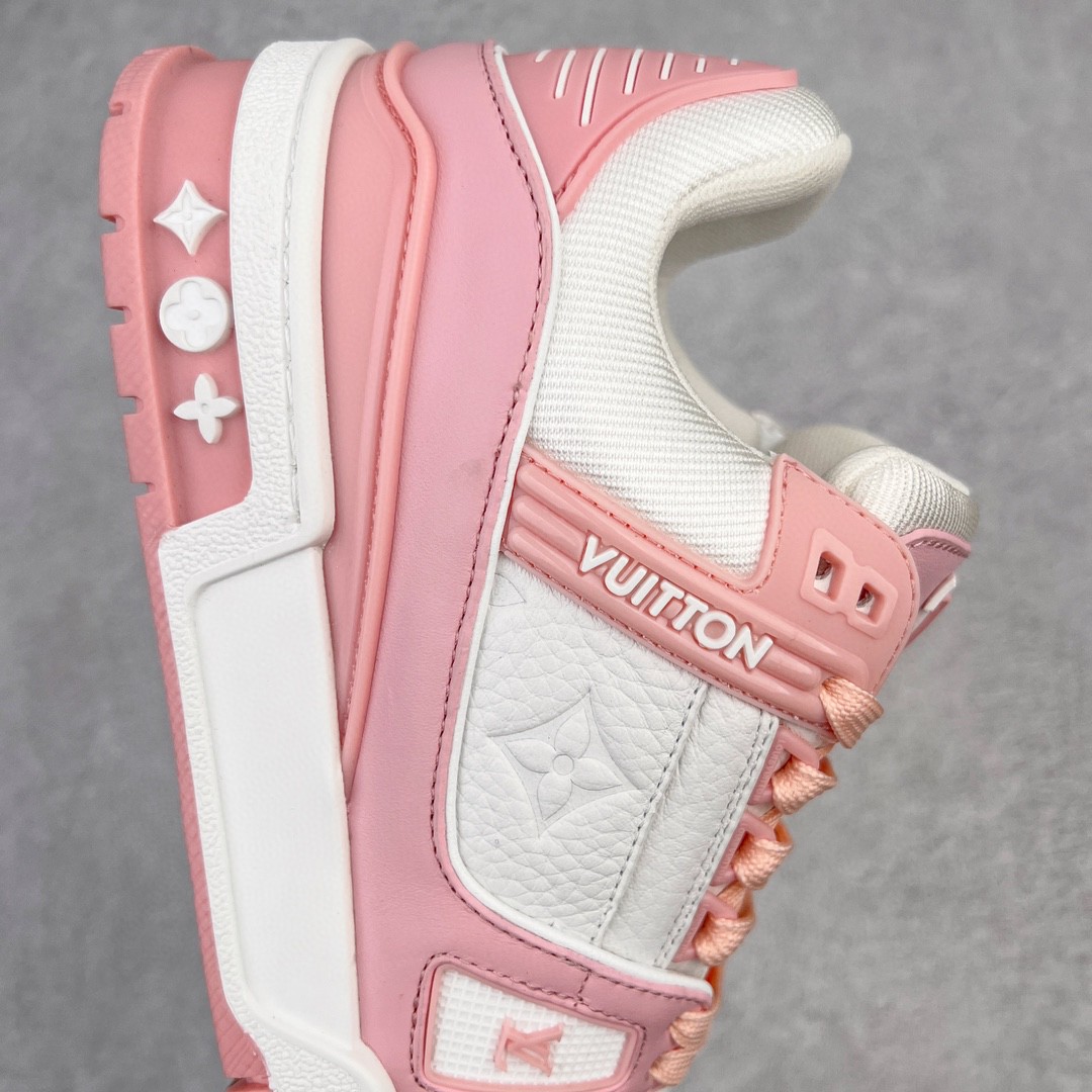 Louis Vuitton 路易威登 Trainer 玫瑰粉 低筒 休闲鞋 板鞋 运动鞋 男鞋 女鞋 1AA6Y8