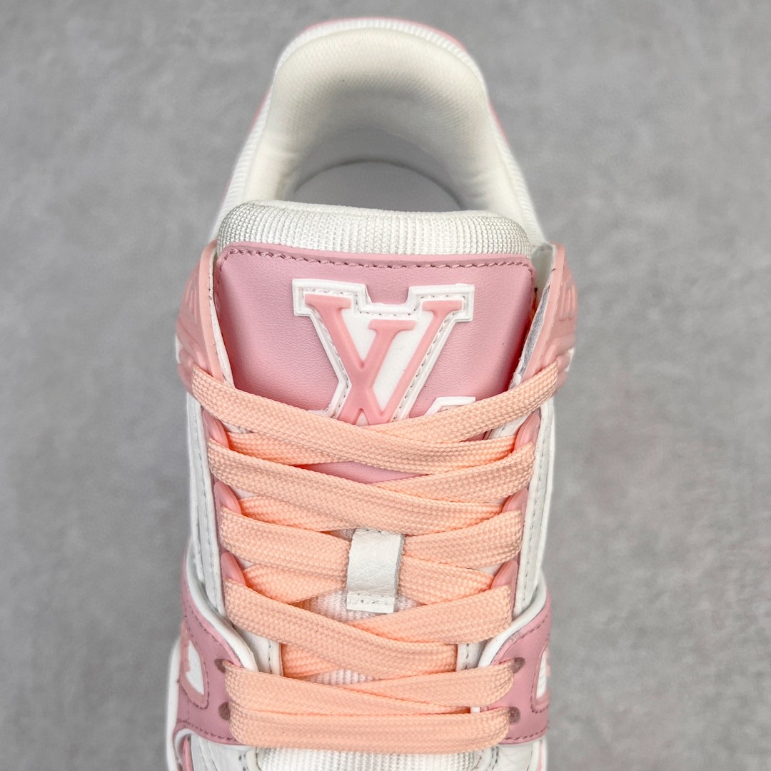 Louis Vuitton 路易威登 Trainer 玫瑰粉 低筒 休闲鞋 板鞋 运动鞋 男鞋 女鞋 1AA6Y8