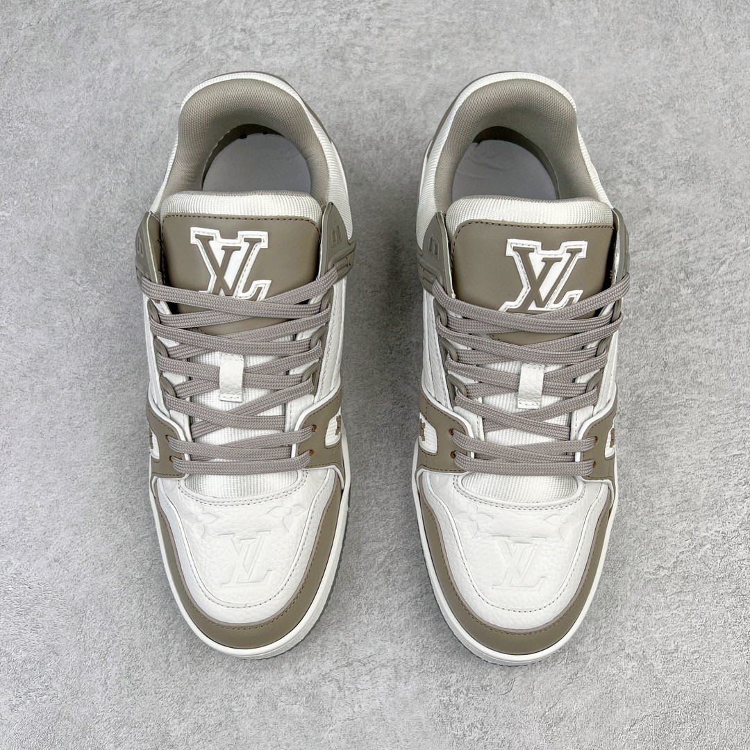 Louis Vuitton 路易威登 Trainer 灰白色 低筒 休闲鞋 板鞋 运动鞋 男鞋 女鞋 1A8KB8