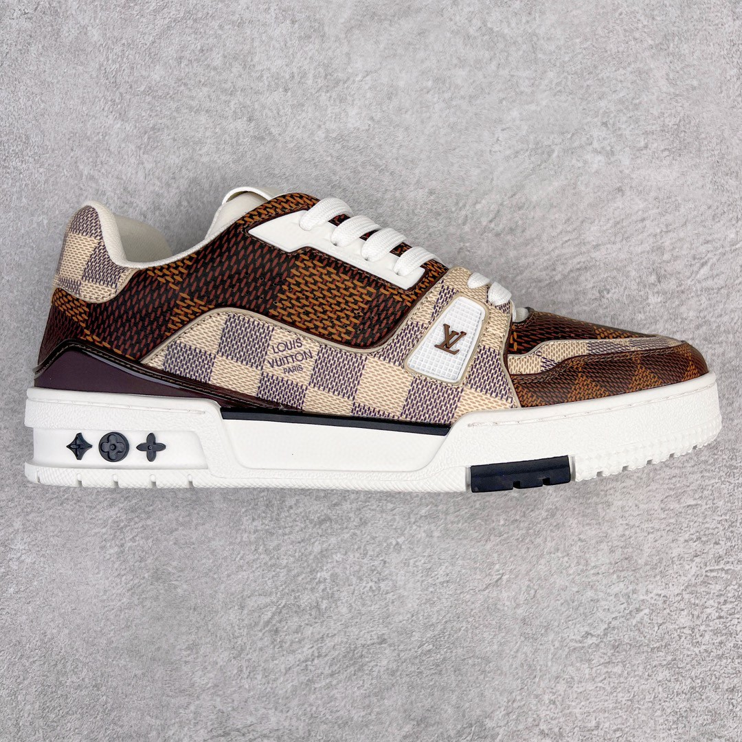 Louis Vuitton 路易威登 Trainer 棋盘格 棕色 低筒 休闲鞋 板鞋 运动鞋 男鞋 女鞋 1AAST3