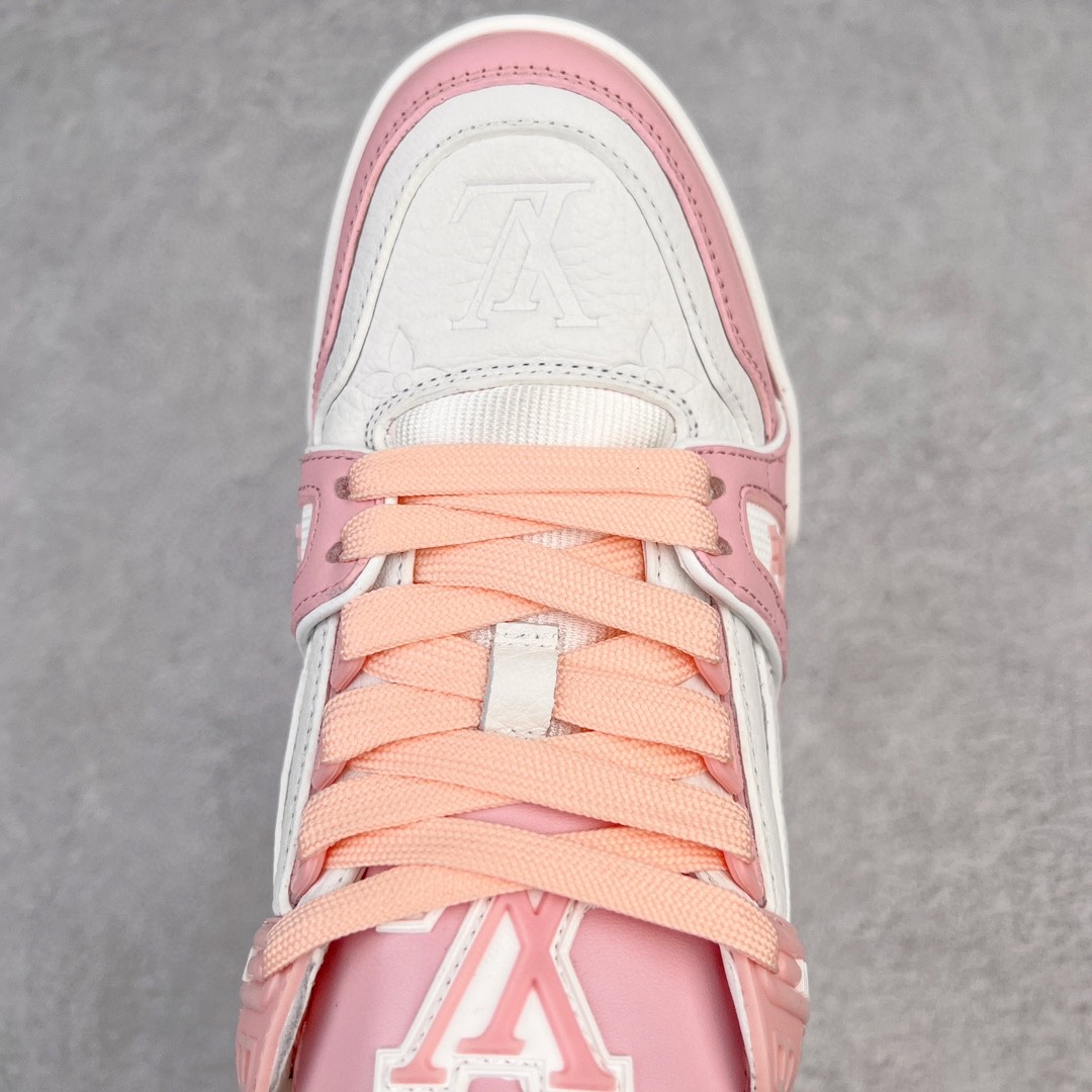 Louis Vuitton 路易威登 Trainer 玫瑰粉 低筒 休闲鞋 板鞋 运动鞋 男鞋 女鞋 1AA6Y8
