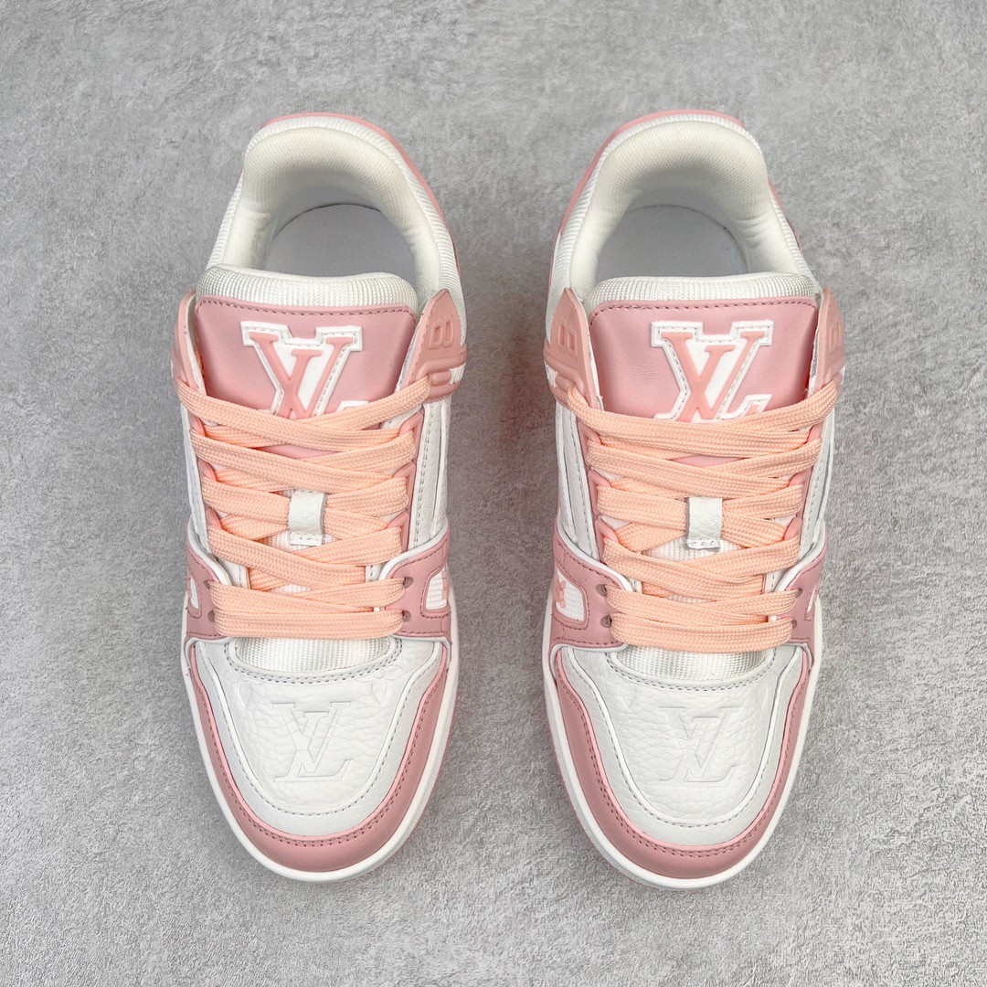 Louis Vuitton 路易威登 Trainer 玫瑰粉 低筒 休闲鞋 板鞋 运动鞋 男鞋 女鞋 1AA6Y8