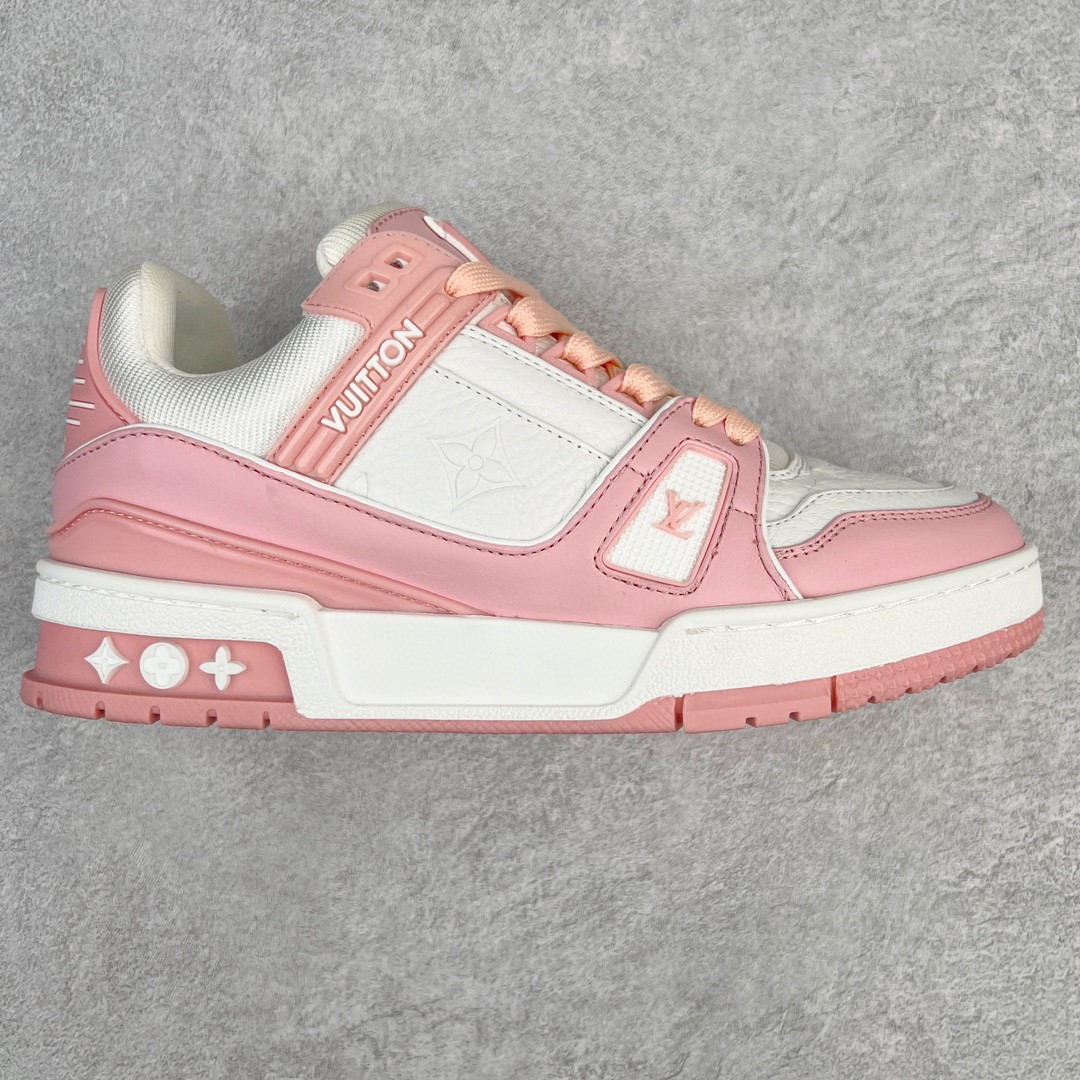Louis Vuitton 路易威登 Trainer 玫瑰粉 低筒 休闲鞋 板鞋 运动鞋 男鞋 女鞋 1AA6Y8