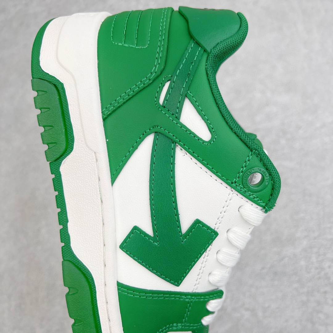 OFF WHITE Out of Office 绿色 低筒 板鞋 休闲鞋 运动鞋 男鞋 女鞋 OMIA189S21LEA0010155