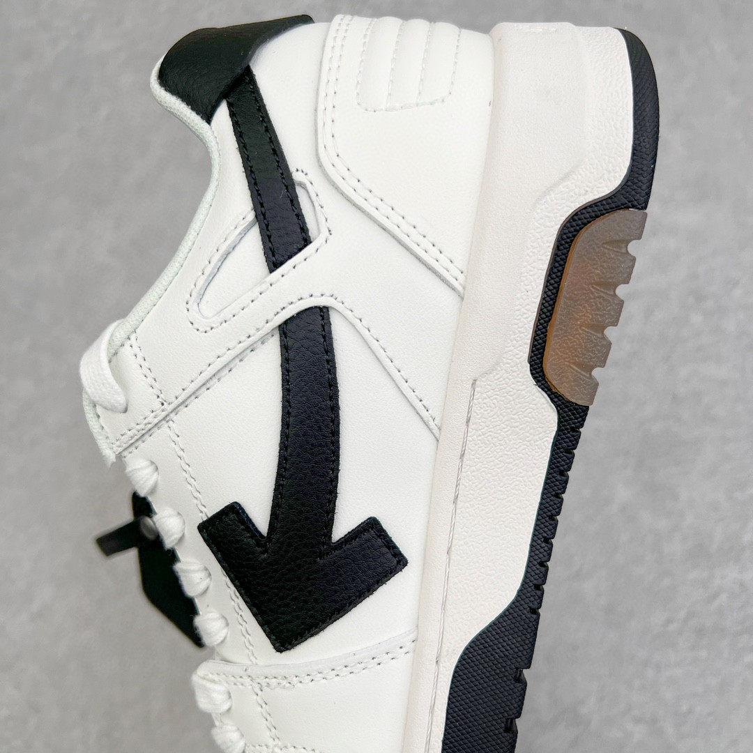 OFF WHITE Out of Office 白黑 低筒 板鞋 休闲鞋 运动鞋 男鞋 女鞋 OMIA189R21LEA0010110