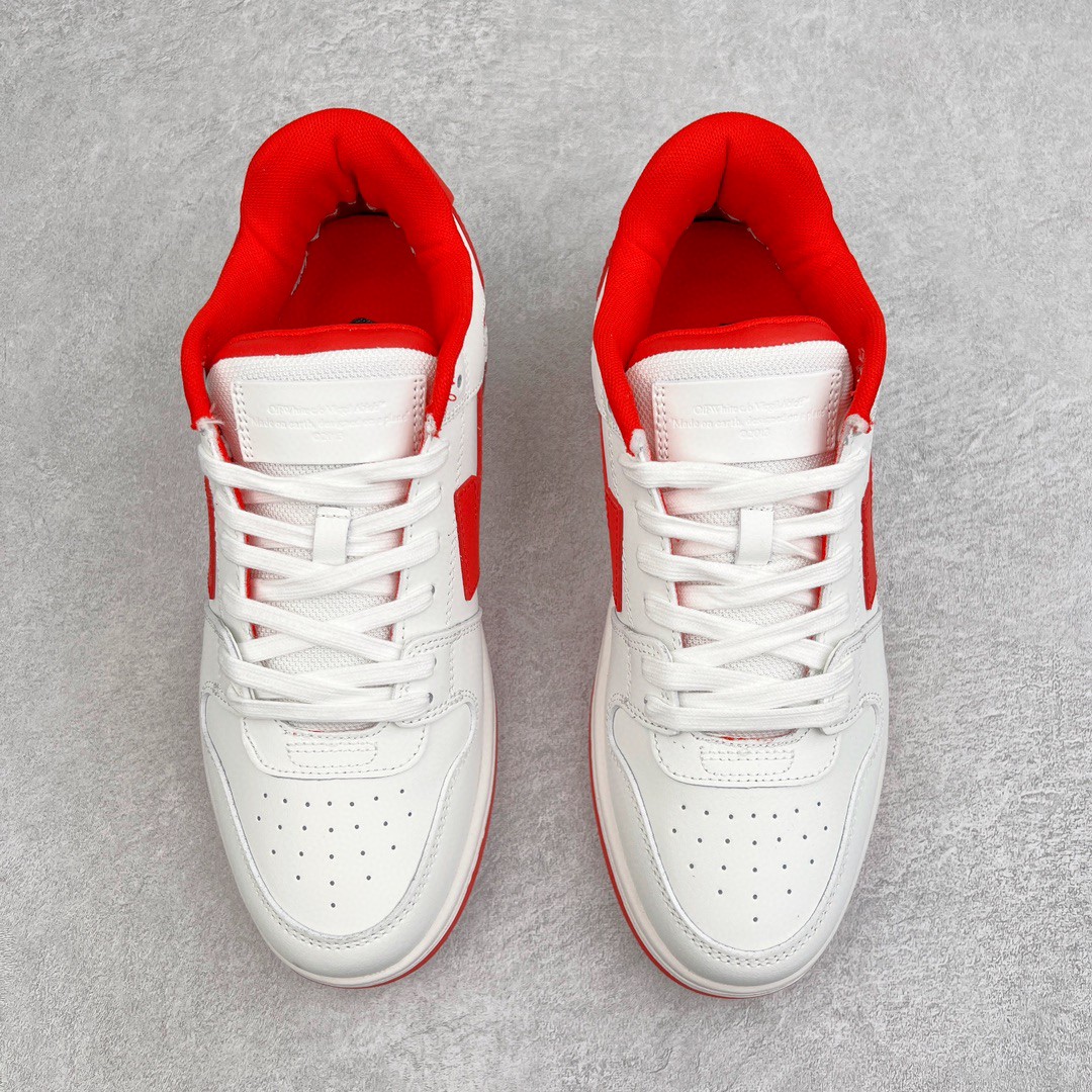 OFF WHITE Out of Office 白红 低筒 板鞋 休闲鞋 运动鞋 男鞋 女鞋 OMIA189F22LEA0010125