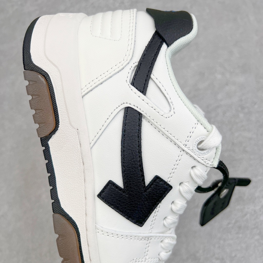 OFF WHITE Out of Office 白黑 低筒 板鞋 休闲鞋 运动鞋 男鞋 女鞋 OMIA189R21LEA0010110