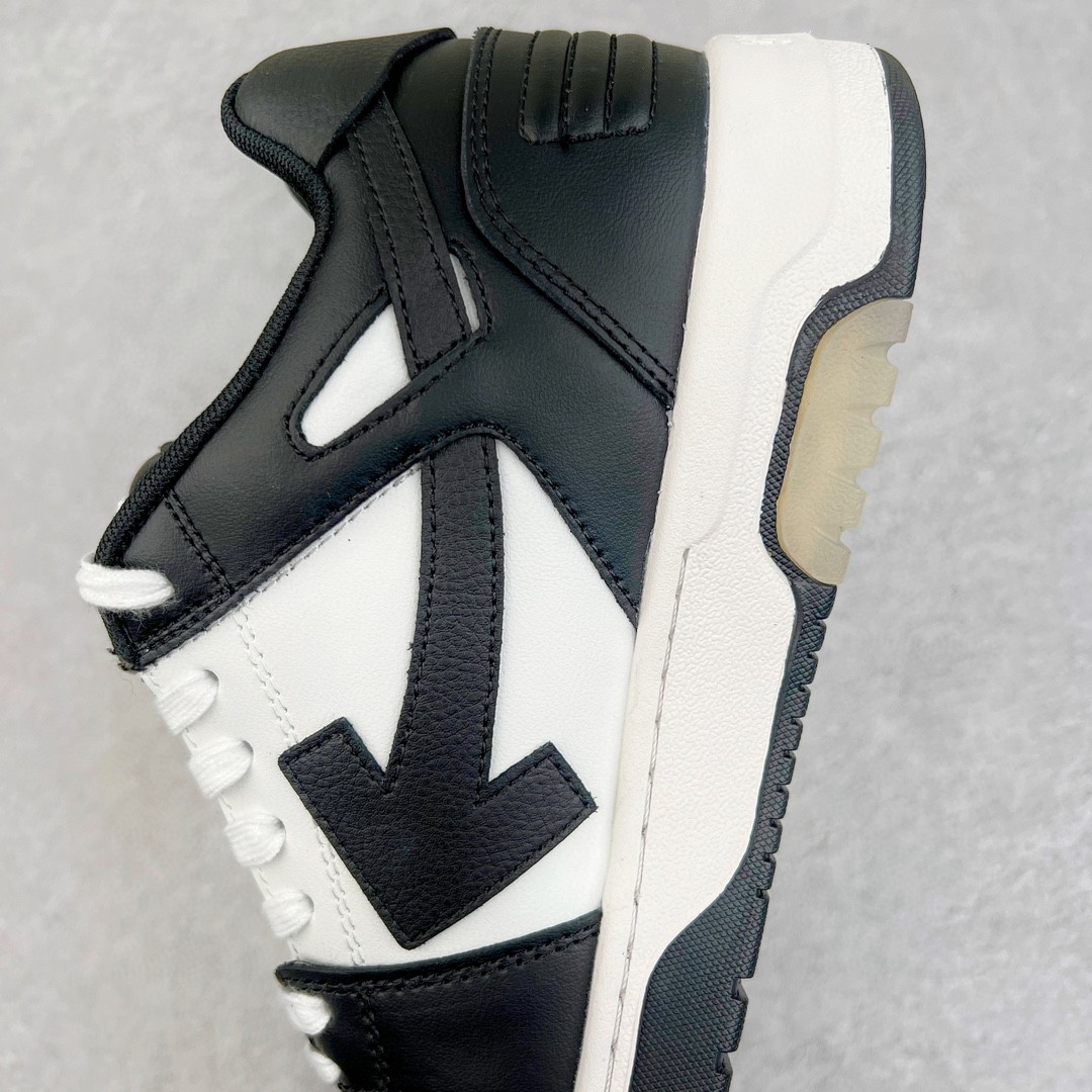 OFF WHITE Out of Office 黑白 低筒 板鞋 休闲鞋 运动鞋 男鞋 女鞋 OMIA189C99LEA0011004