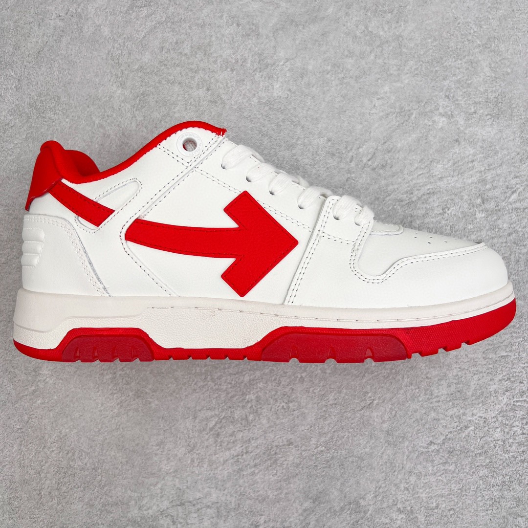 OFF WHITE Out of Office 白红 低筒 板鞋 休闲鞋 运动鞋 男鞋 女鞋 OMIA189F22LEA0010125