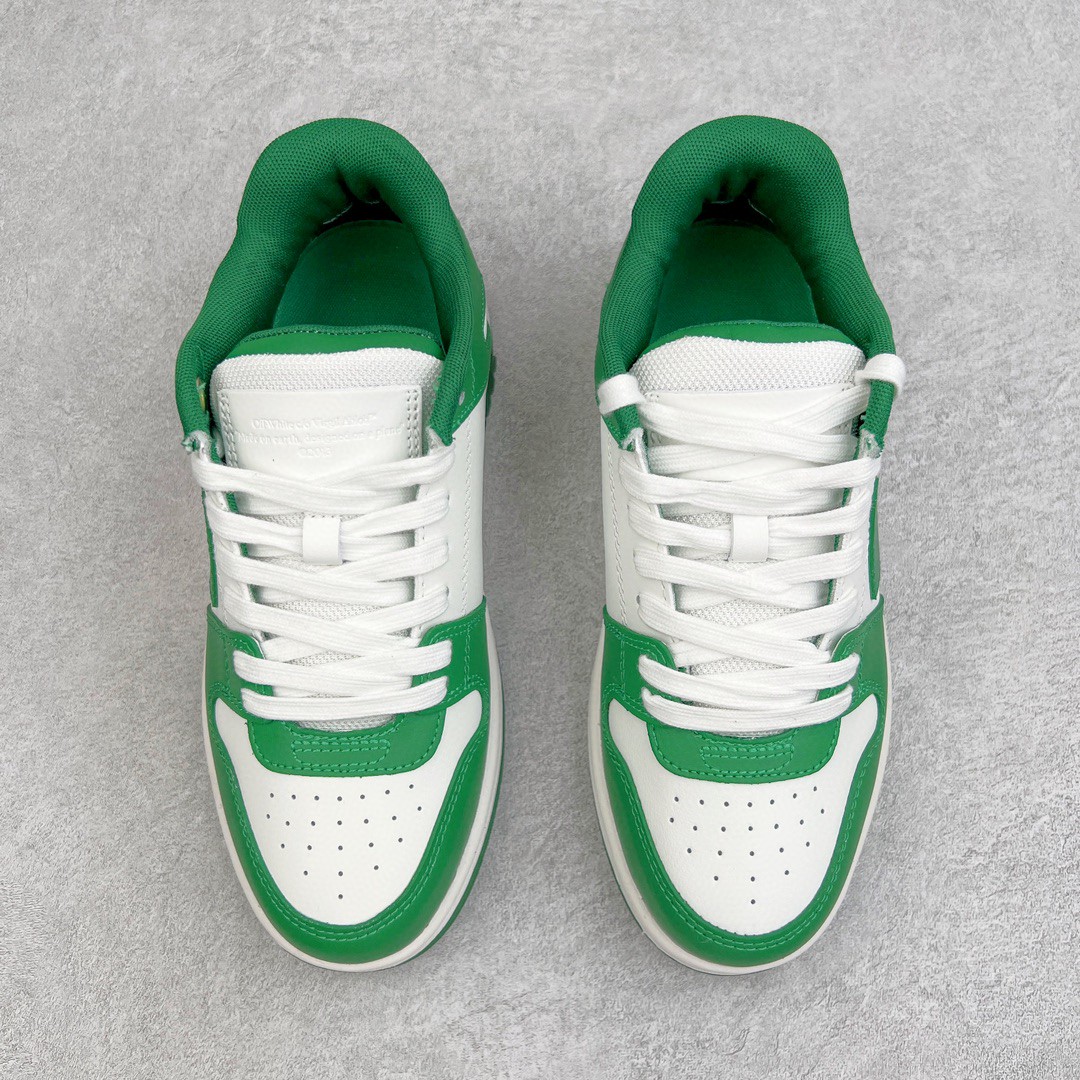 OFF WHITE Out of Office 绿色 低筒 板鞋 休闲鞋 运动鞋 男鞋 女鞋 OMIA189S21LEA0010155