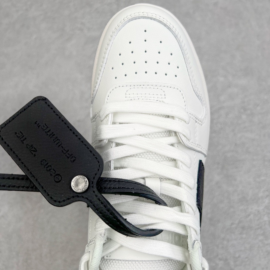 OFF WHITE Out of Office 白黑 低筒 板鞋 休闲鞋 运动鞋 男鞋 女鞋 OMIA189R21LEA0010110
