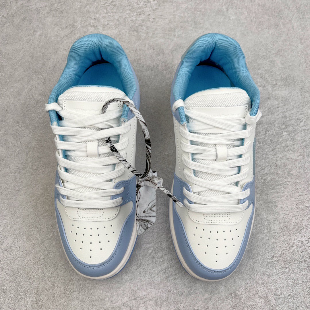 OFF WHITE Out of Office 白蓝 低筒 板鞋 休闲鞋 运动鞋 男鞋 女鞋 OMIA189F20LEA0010140
