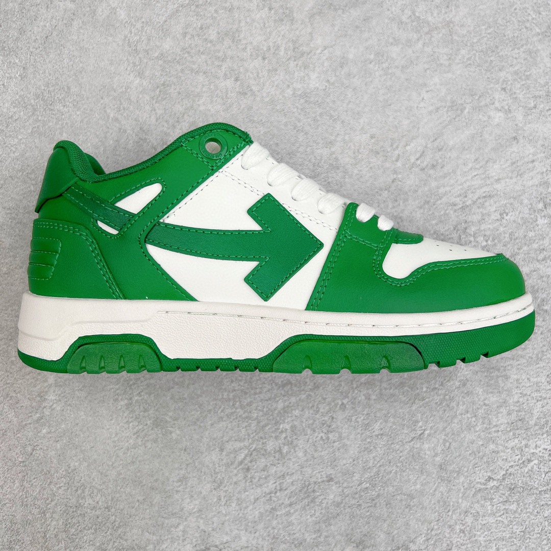 OFF WHITE Out of Office 绿色 低筒 板鞋 休闲鞋 运动鞋 男鞋 女鞋 OMIA189S21LEA0010155