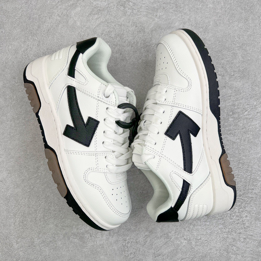 OFF WHITE Out of Office 白黑 低筒 板鞋 休闲鞋 运动鞋 男鞋 女鞋 OMIA189R21LEA0010110