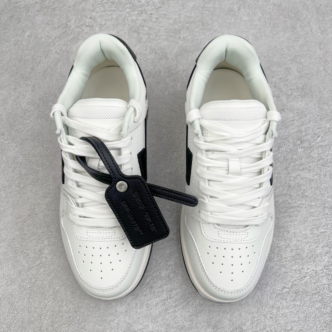 OFF WHITE Out of Office 白黑 低筒 板鞋 休闲鞋 运动鞋 男鞋 女鞋 OMIA189R21LEA0010110