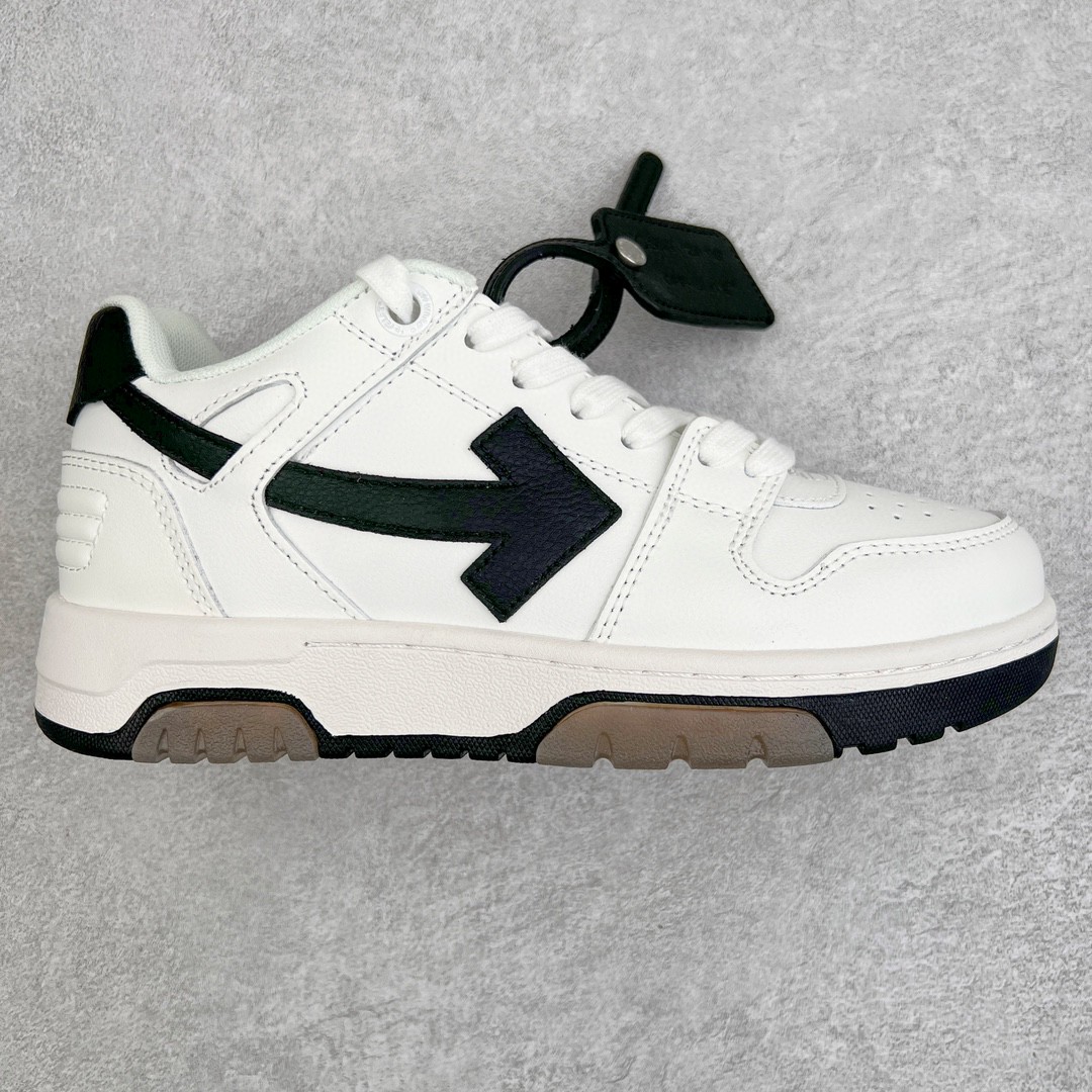 OFF WHITE Out of Office 白黑 低筒 板鞋 休闲鞋 运动鞋 男鞋 女鞋 OMIA189R21LEA0010110