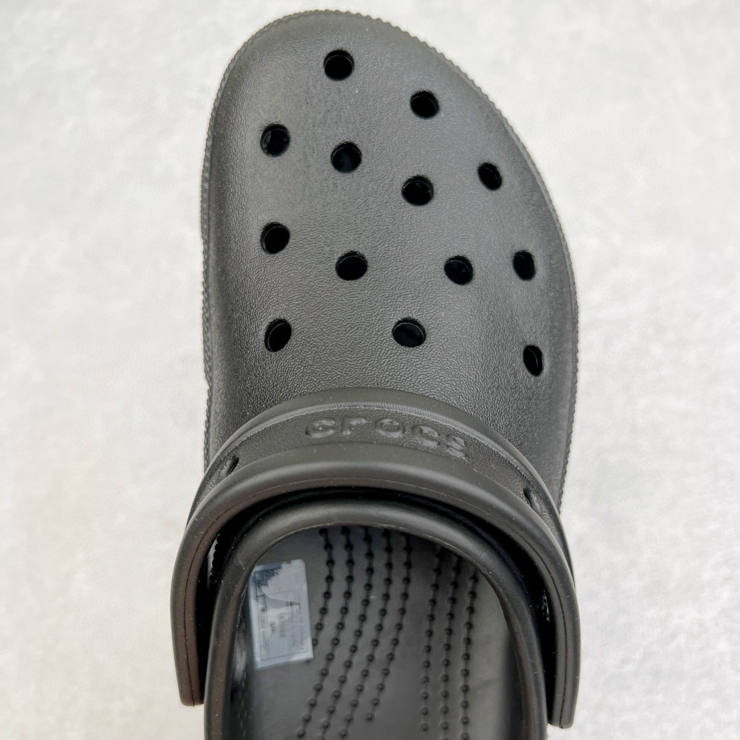 Crocs Classic clog 卡骆驰 云朵沙滩 黑色 洞洞鞋 凉鞋 室内外 拖鞋 沙滩鞋 女款 206750-001