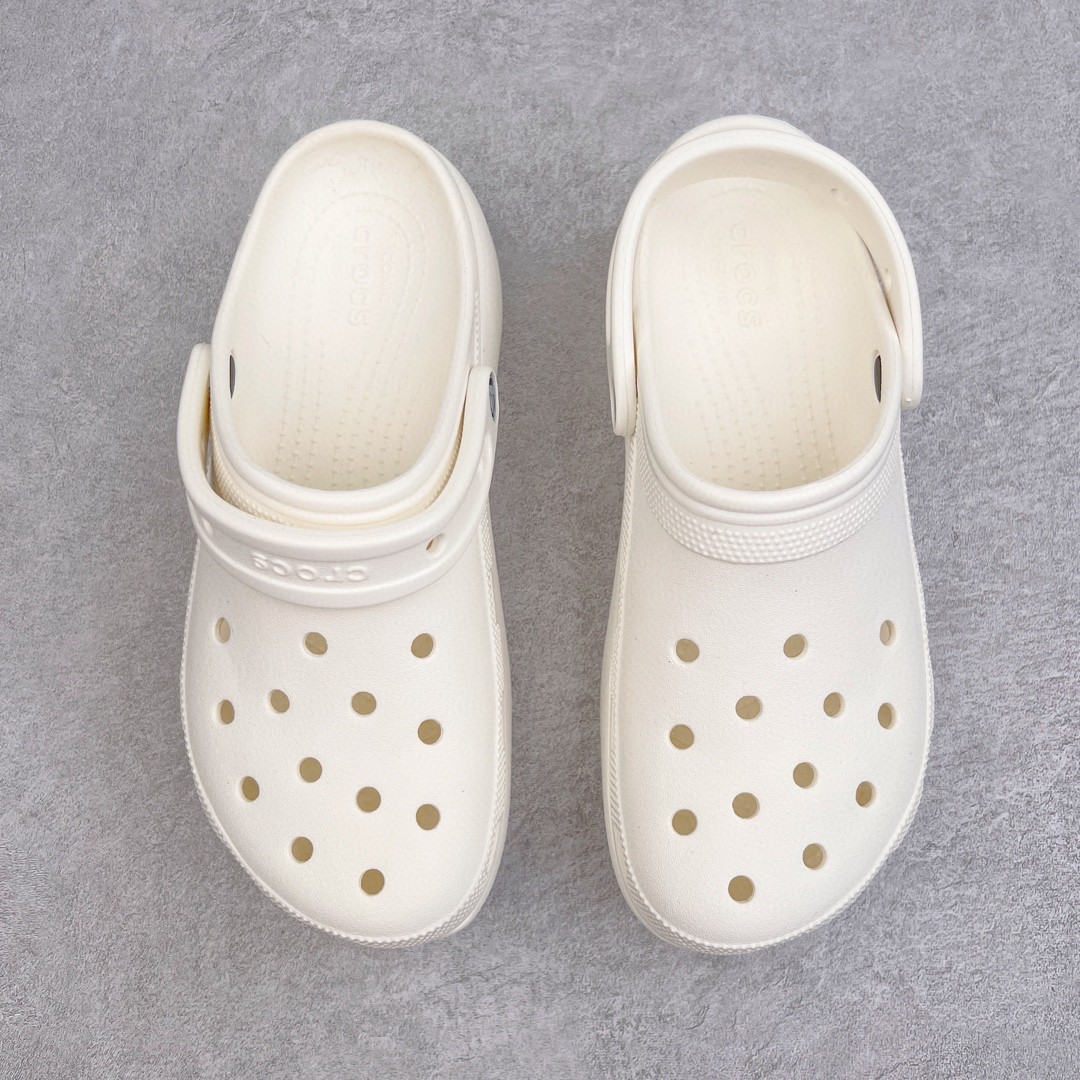 Crocs Classic clog 卡骆驰 云朵沙滩 白色 洞洞鞋 凉鞋 室内外 拖鞋 沙滩鞋 女款 206750-2Y2